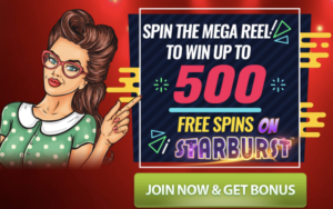 500 Free Spins on Starburst and Fluffy Favourites!
