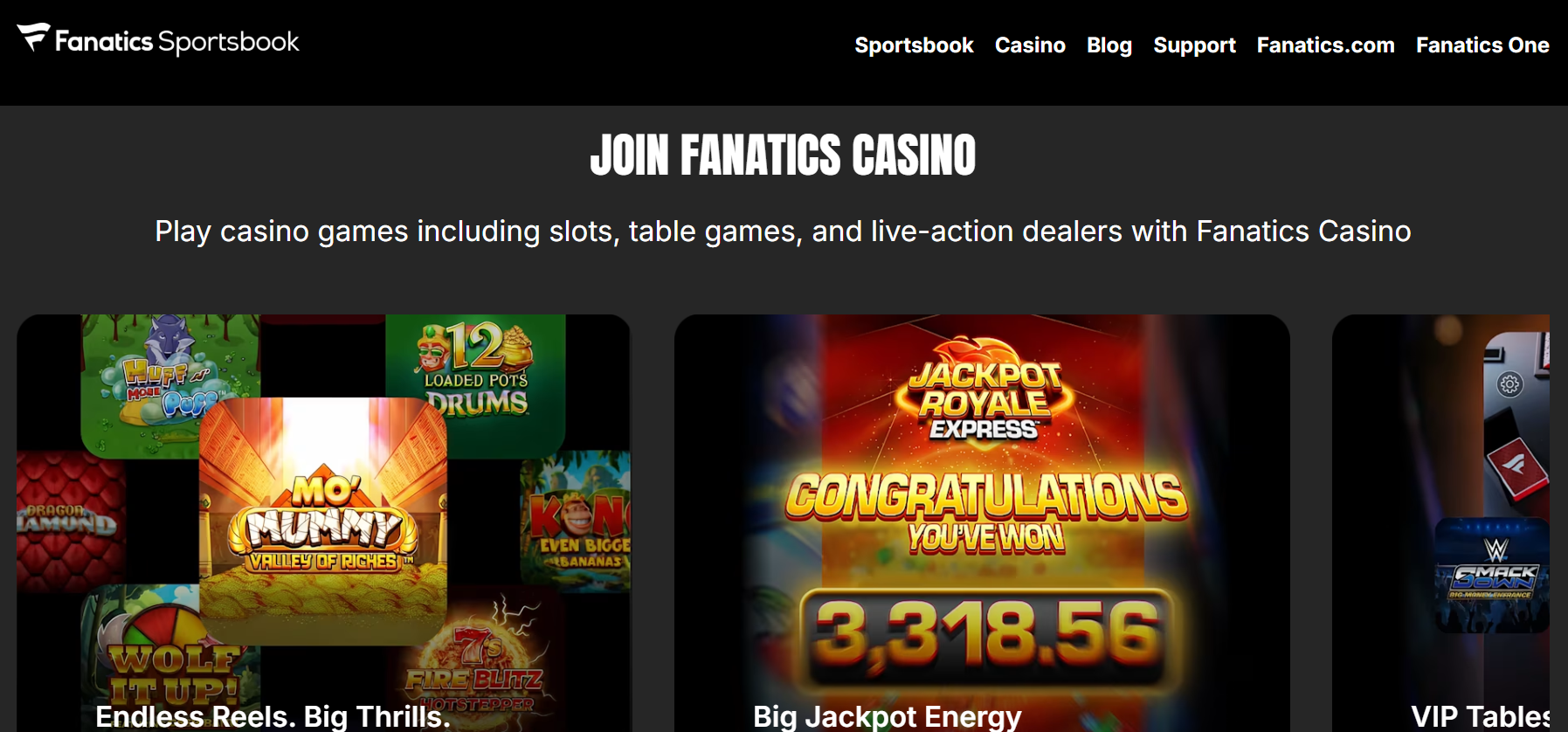 Fanatics casino