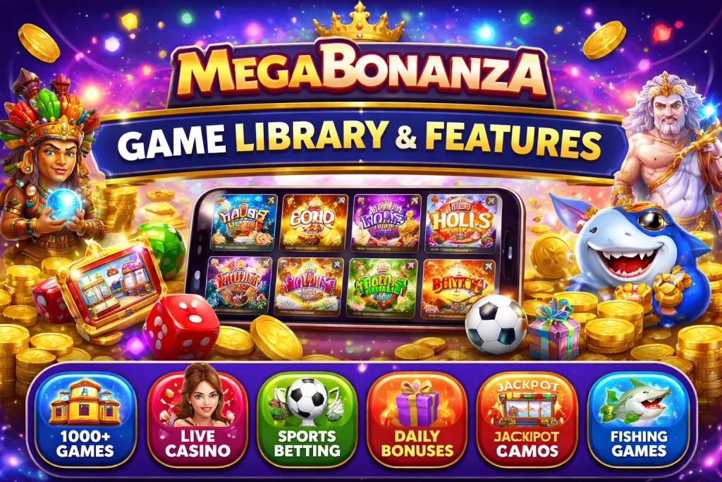 MegaBonanza Game Library & Features