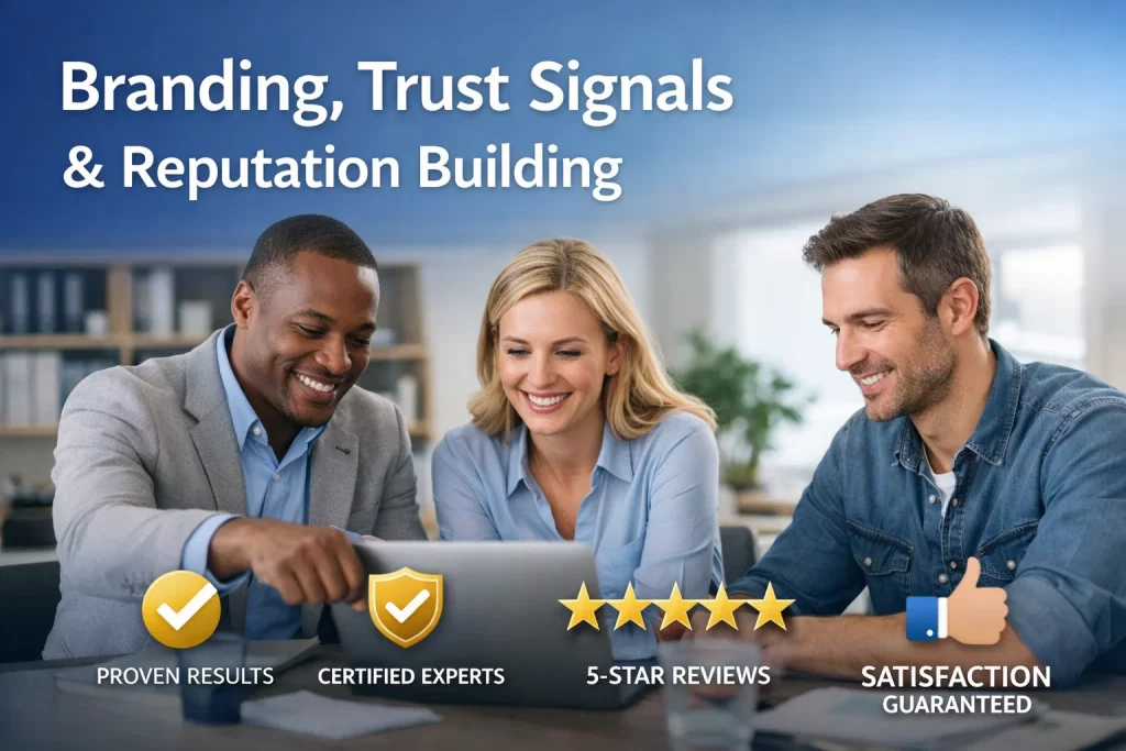 Branding, Trust Signals & Reputation Building