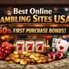 Best Online Gambling Sites USA – Get 150% Bonus & Free Coins