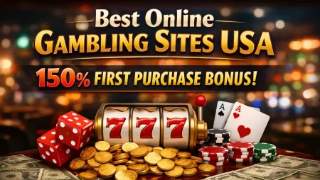 Best Online Gambling Sites USA – Get 150% Bonus & Free Coins