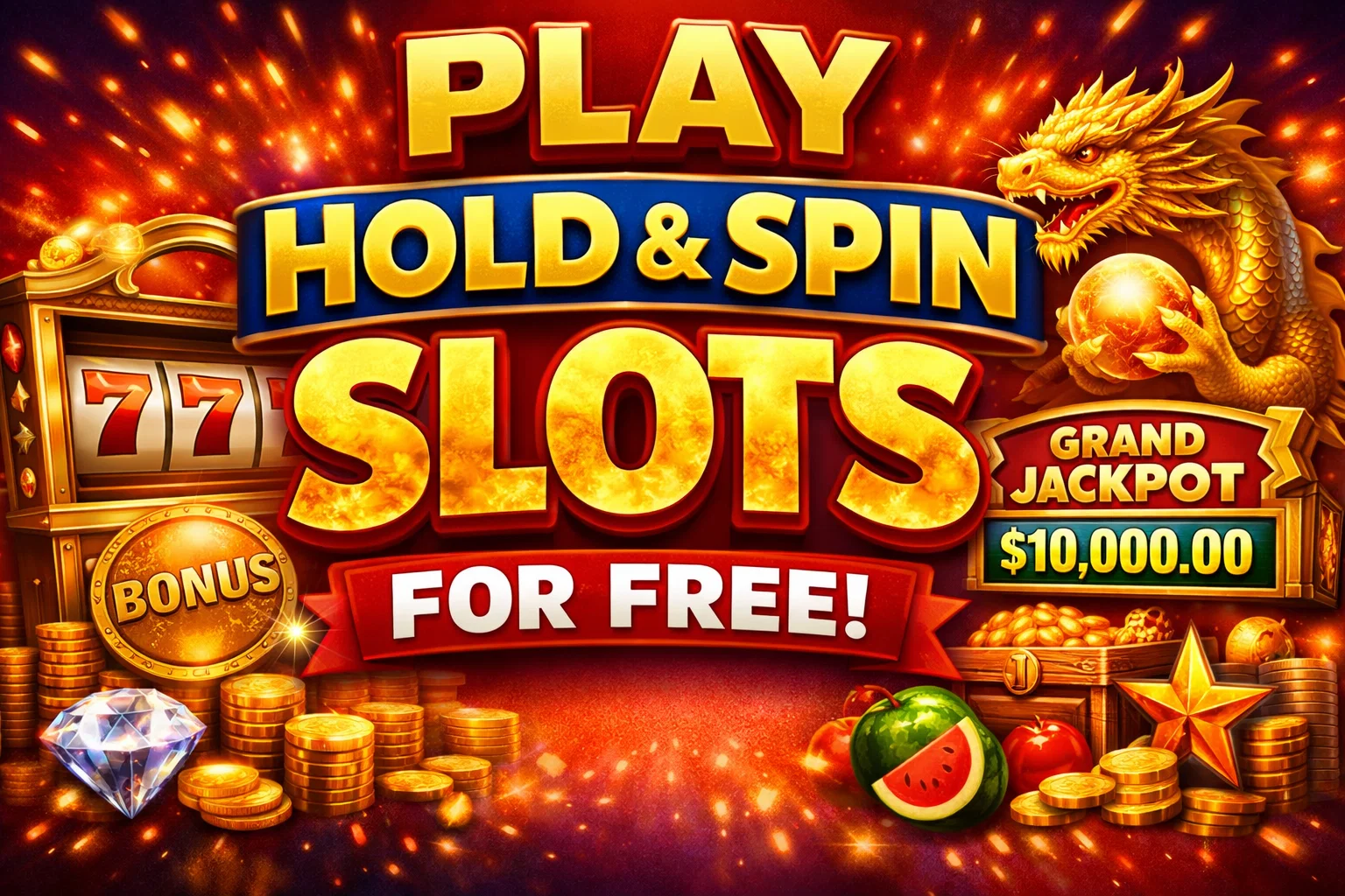 Play Hold & Spin Slots for Free