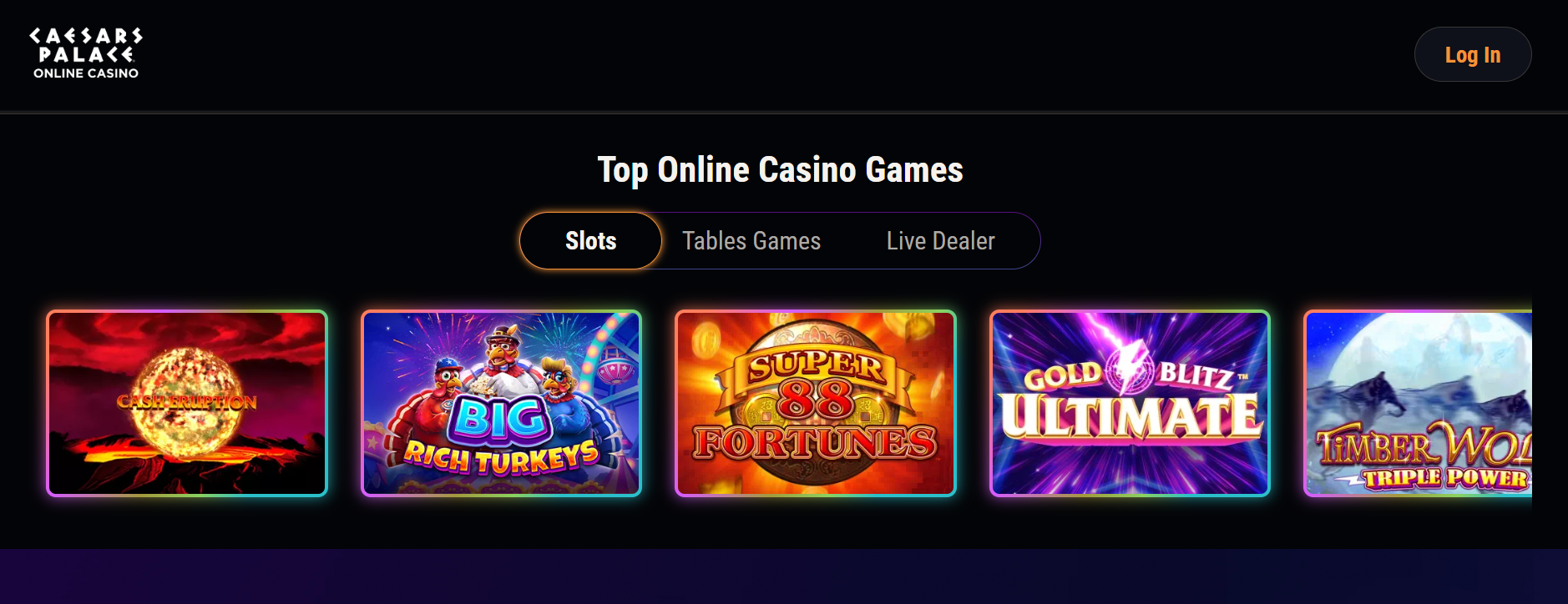 Caesars Palace Online Casino